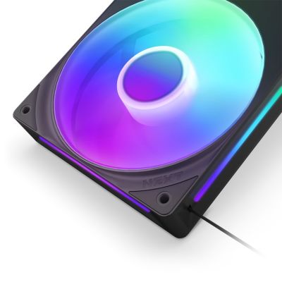 5. NZXT RF-U24HF-B1 system chłodzenia komputerów Obudowa komputera Wentylator Czarny