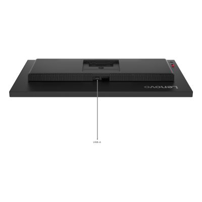 21. Lenovo ThinkVision T24D-40 monitor komputerowy 60,5 cm (23.8") 1920 x 1080 px Full HD LCD Czarny