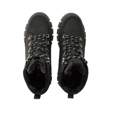 3. Lee Cooper buty zimowe damskie czarne botki ocieplane trzewiki