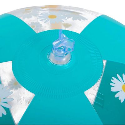 4. PIŁKA PLAŻOWA DMUCHANA 50CM DAISY TURKUSOWY 53174