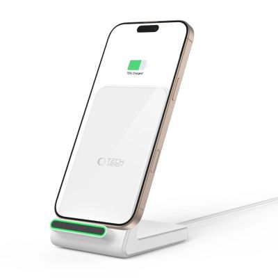 7. Ładowarka bezprzewodowa Tech-Protect QI15W-A40 - biała