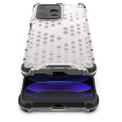 11. Honeycomb etui do Xiaomi Redmi Note 12 Pro+ pancerny hybrydowy pokrowiec czarne
