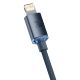 3. Kabel Baseus CAJY000301 Lightning - USB-C PD QC 20W 480Mb/s 2m - czarny