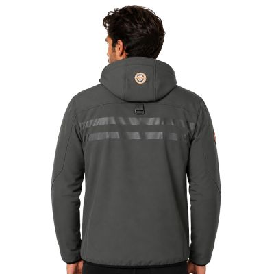 2. Softshell męski Geographical Norway ROYAUTE MEN ASS A BS2 056 (WT1804H/GN-DARK GREY / ORANGE)
