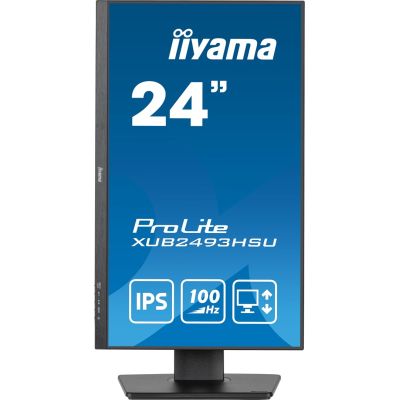 4. Monitor LED Iiyama ProLite XUB2493HSU-B7 - 24 - Płaski ekran - 60,5 cm