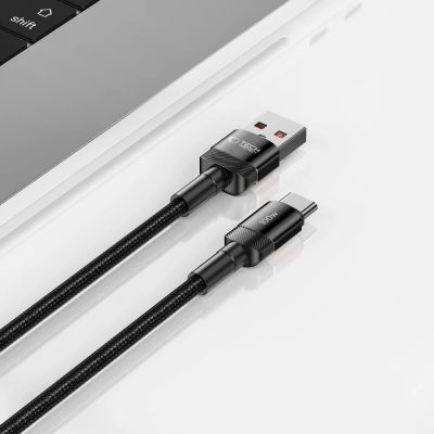 4. Kabel Tech-Protect UltraBoost Evo USB-C / USB-A 100W 5A 1m - czarny