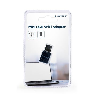 2. GEMBIRD BEZPRZEWODOWA MINI KARTA SIECIOWA USB WIFI 300 MBPS