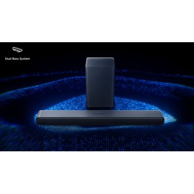 11. Soundbar TCL S55HE 2.1 kan. 220W Bluetooth 5.2 Dolby Atmos Tytanowy