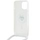 6. Etui Karl Lagerfeld IML Choupette Head&Cord MagSafe na iPhone 15 / 14 / 13 - przezroczyste