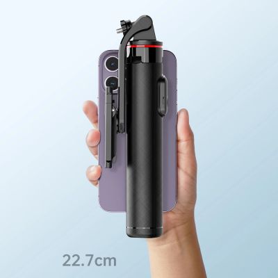 22. Wozinsky Selfie stick WC1Y3S teleskopowy tripod 1.3m z uchwytem na telefon - czarny
