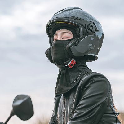 4. Kominiarka Wozinsky WKM-03B maska na twarz motocykl rower zimowa balaklava - czarna