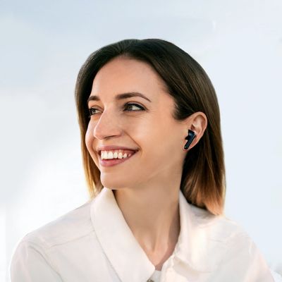 14. Słuchawki bezprzewodowe Joyroom JR-FB1 Funpods Bluetooth 6.0 douszne TWS - czarne