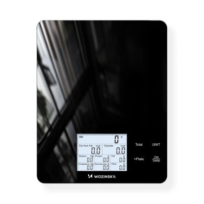 2. Waga kuchenna Wozinsky WIK-10 inteligentna z wyświetlaczem cyfrowym Bluetooth aplikacja - czarna