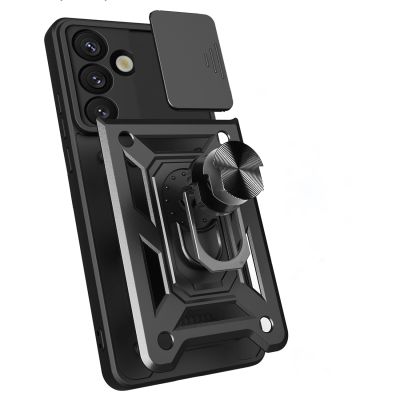 8. Etui Hybrid Armor Camshield na Sasung Galaxy S26 Plus - czarne