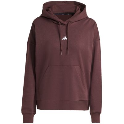 2. Bluza damska adidas Essentials Small Logo Feel Cozy brązowa JV7314