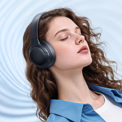 15. Słuchawki bezprzewodowe Baseus Bass BH1 Lite nauszne Bluetooth 6.0 - czarne