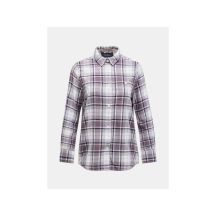 Koszula Peak Performance W Cotton Flannel Shirt fioletowo biała krata