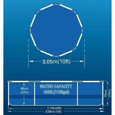 20. BASEN STELAŻOWY OWALNY 300X76CM 17798