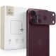 Osłona na wyspę aparatu Tech-Protect Camalloy Fit+ na iPhone 18 Pro Max - burgundowa
