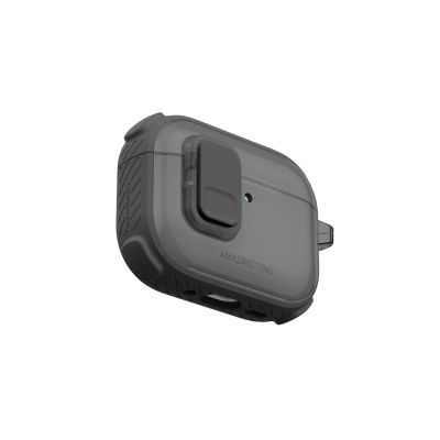 8. Etui AMAZINGTHING Titan Pro Mag Case Clear do AirPods Pro 3 - czarne