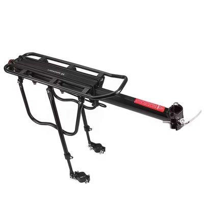 3. Bagażnik rowerowy Wozinsky na rowery 22-27" regulowany do 50 kg - czarny