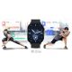 14. Smartwatch Gravity GT15-1 Czarny Pasek Silikonowy + Czarna Bransoleta