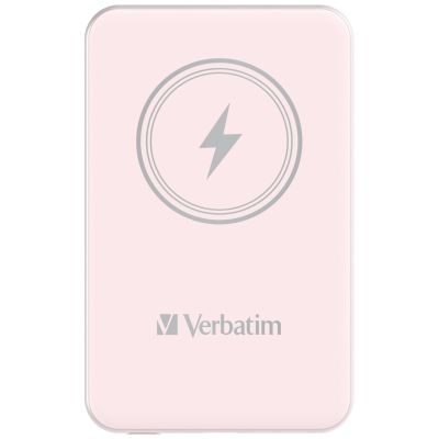 3. Verbatim Charge 'n' Go Litowo-polimerowy (LiPo) 5000 mAh Bezprzewodowe ładowanie Różowy