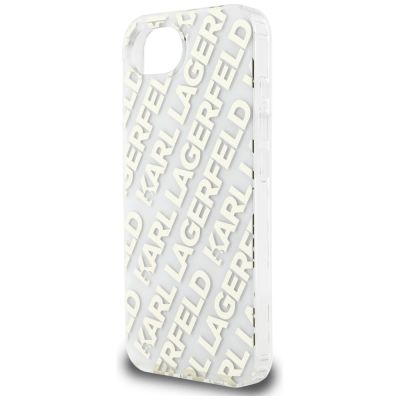 6. Etui Karl Lagerfeld IML Repeat Logo na iPhone 16e - złote