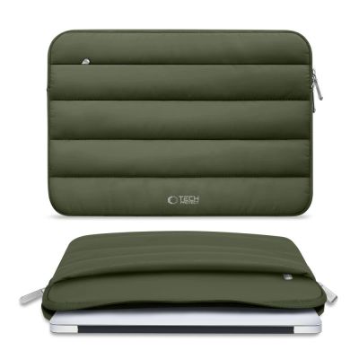 3. Torba Tech-Protett Fluffy na laptopa 15-16 - zielona
