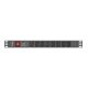 2. LANBERG LISTWA ZASILAJĄCA RACK 19" PDU PDU-08I-0200-C20-BK (1U, 16A, 8X IEC C13, 2M, WTYK C20)