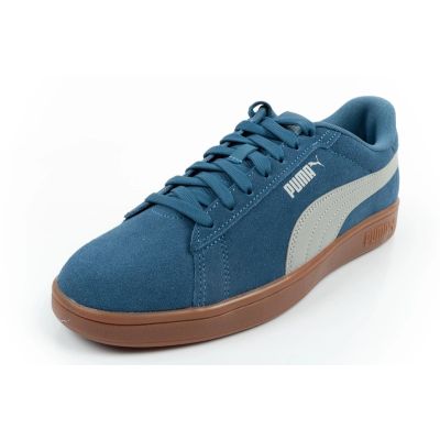 3. Puma buty sportowe męskie sneakersy Smash 3.0 skórzane klasyczne modne niebieskie