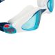 4. Okulary pływackie Crowell GS20 Flo biało-niebieskie