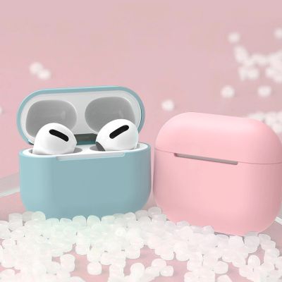 6. Etui do AirPods 2 / AirPods 1 silikonowy miękki pokrowiec na słuchawki różowy (case C)