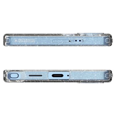 5. Etui Spigen Liquid Crystal na Samsung Galaxy S25 Ultra - przezroczysto-brokatowe