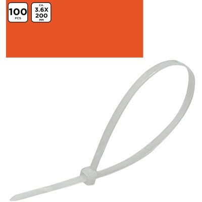 11. OPASKI ZACISKOWE DO KABLI RAPSY 100SZT 200MM BALCK+DECKER