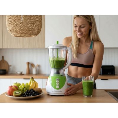 6. Blender kielichowy Esperanza PINA COLADA EKM023G (350W; kolor biały)