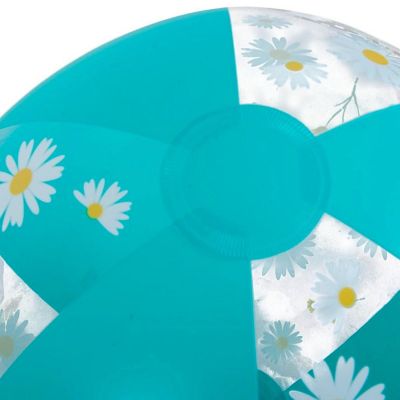 3. PIŁKA PLAŻOWA DMUCHANA 50CM DAISY TURKUSOWY 53174