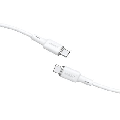 2. Kabel Acefast C2-03-C-C USB-C - USB-C PD QC 60W 3A 480Mb/s 1,2m - biały