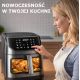 6. Extralink AIR FRYER FRYTKOWNICA BEZTLUSZCZOWA 8L 1800W 200 STOPNI