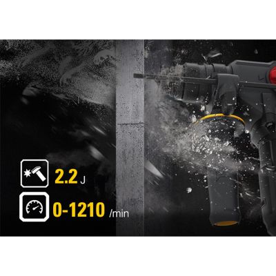 3. Młotowiertarka bez akumulatora CAT DX21B