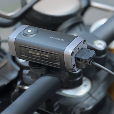 15. Kamera sportowa AKEEYO 710 Lite wideorejestrator na kierownicę na rower motocykl - czarna