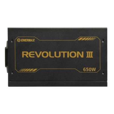 5. Enermax Zasilacz PC/Serwerowy 650W Revolution3 80+ Złoty FULLMOD (ERV650G-AHG-MAC)