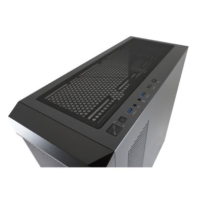 9. LC-Power Gaming 804B - Midi Tower - obudowa PC - ATX - micro ATX - Mini-ITX - Metal - Plastik - Szkło hartowane - 16 cm