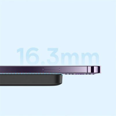 11. Powerbank Baseus Magnetic Mini Air 6000mAh 20W z ładowaniem indukcyjnym z kablem Baseus Simple USB-C (20V/3A) 30cm - czarny