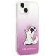 4. Etui Karl Lagerfeld Choupette Fun na iPhone 14 Plus - różowe