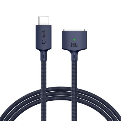 9. Kabel Tech-Protect MMC01 Ultraboost USB-C / USB-C MagSafe 3 140W 200 cm do MacBook - granatowy
