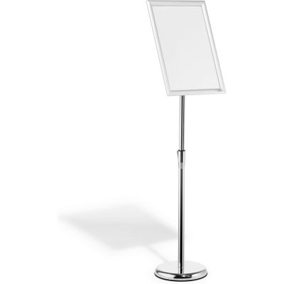 Durable 479923 Uchwyt na znak i stojak informacyjny A3 Aluminium, Plastik, Stal Srebrny