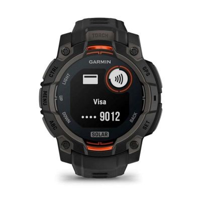 12. Garmin Instinct® 3 – 45 mm, Solar Zegarek Czarny