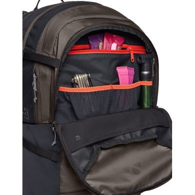 7. VAUDE Bike Alpin 28+5 plecak Plecak sportowy Czarny, Brązowy Poliamidowy, Poliuretan (PU), Poliester
