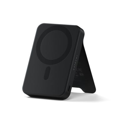 6. Powerbank Satechi OntheGo Powerbank 10K - magnetyczny powerbank z podstawką 10k mAh kompatybilny z MagSafe i Qi2 (black)